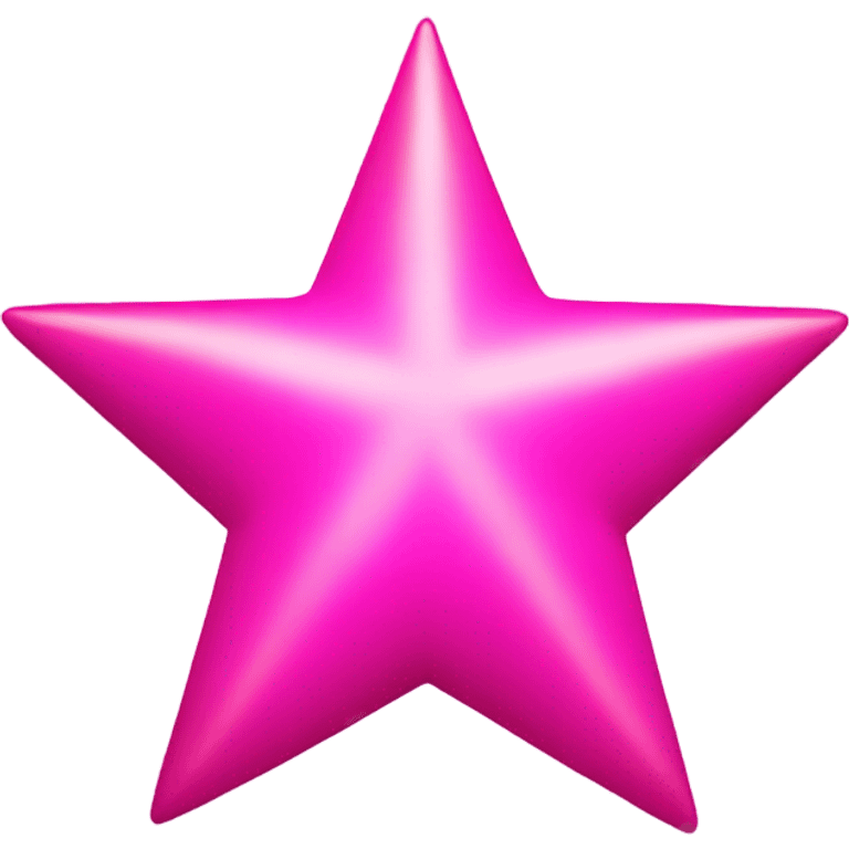 Pink star emoji