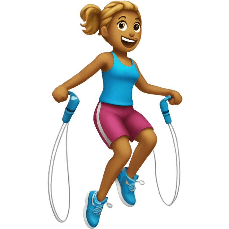 Jump rope emoji