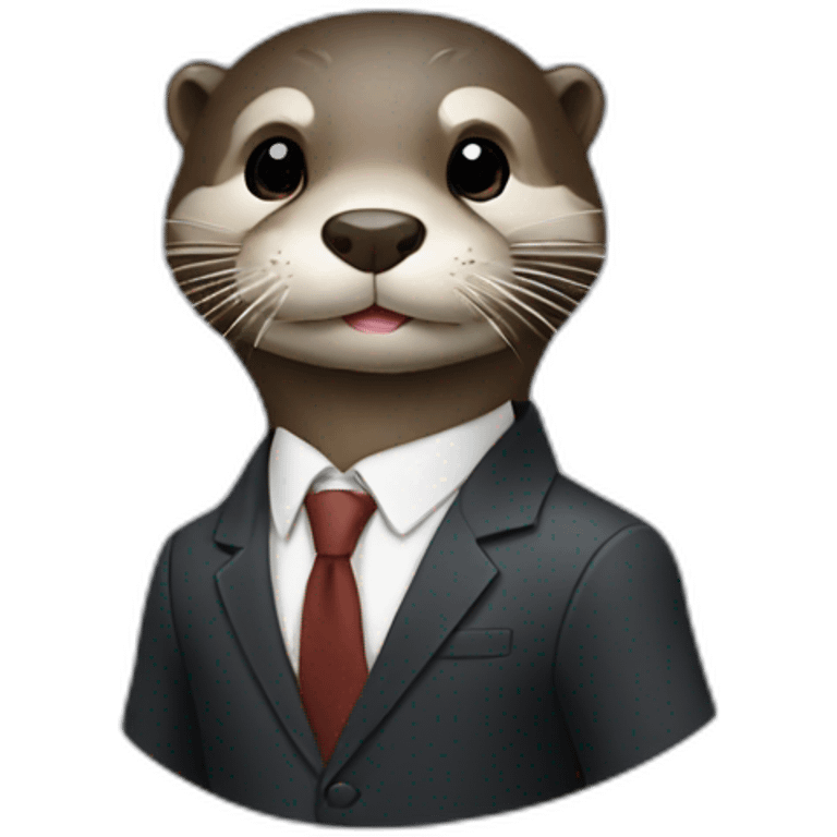 otter in suit emoji