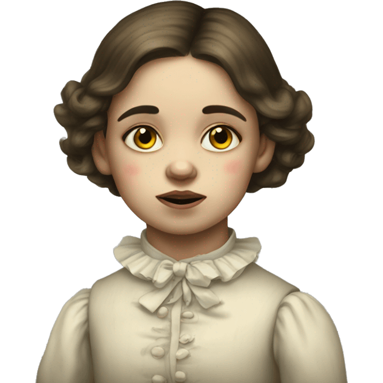 Sick Victorian child emoji