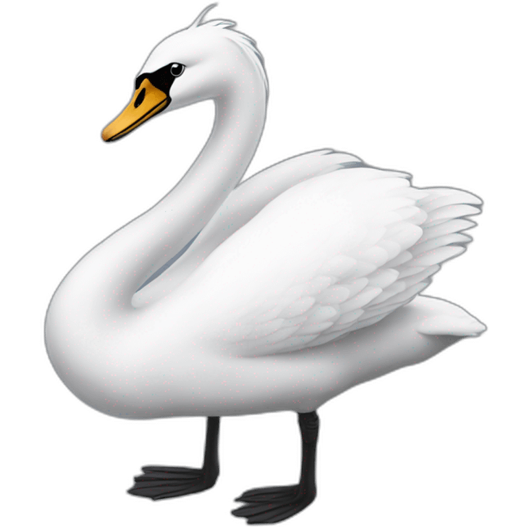 cisne negro emoji