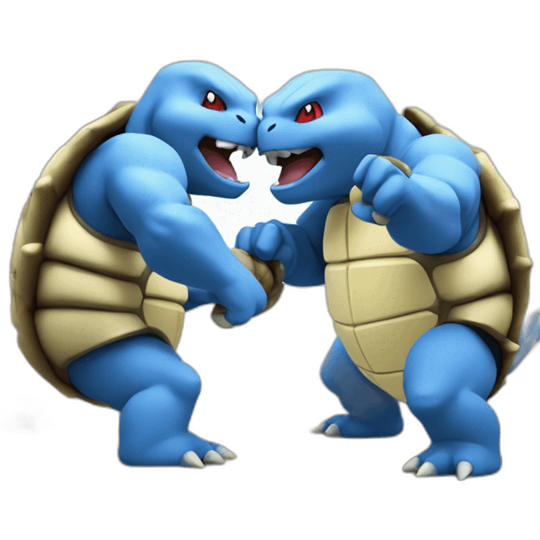 Blastoise fighting emoji