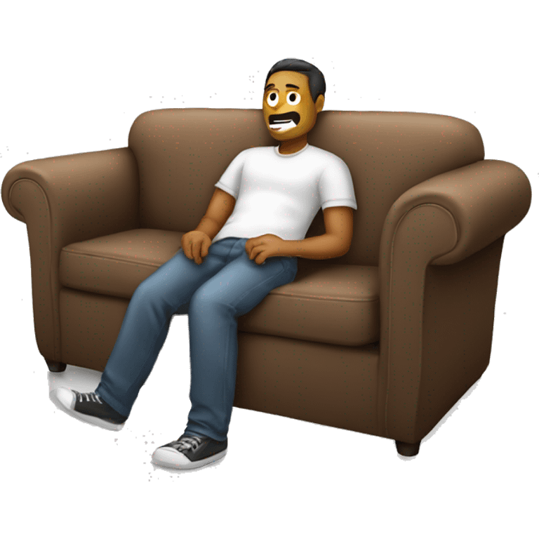 Lazy guy on a Couch  emoji