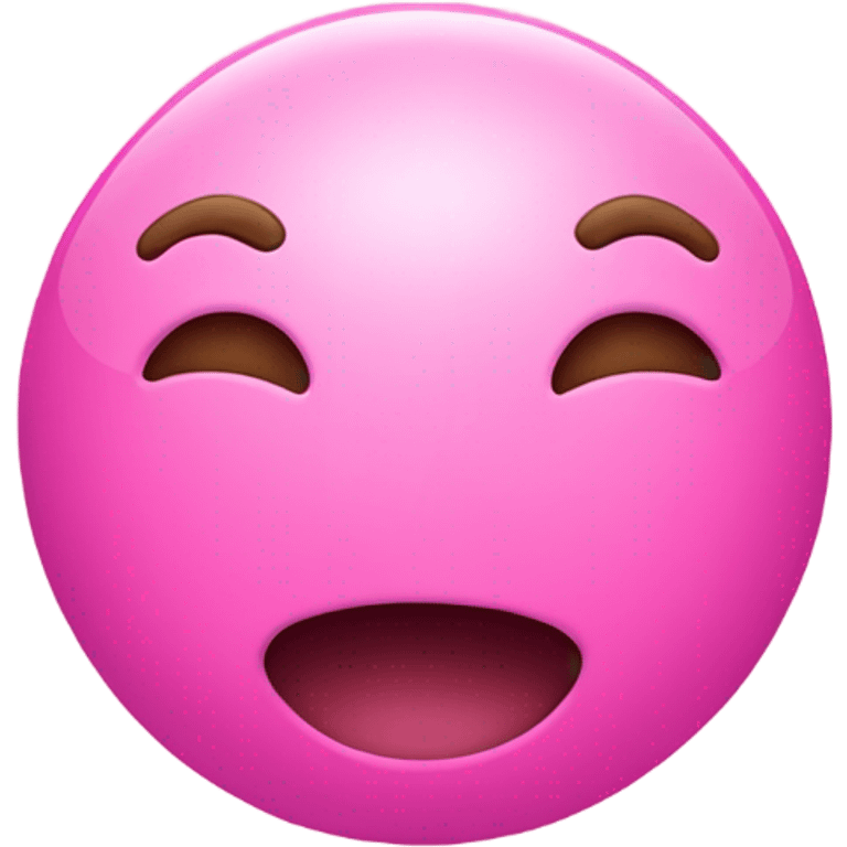 Pink  emoji