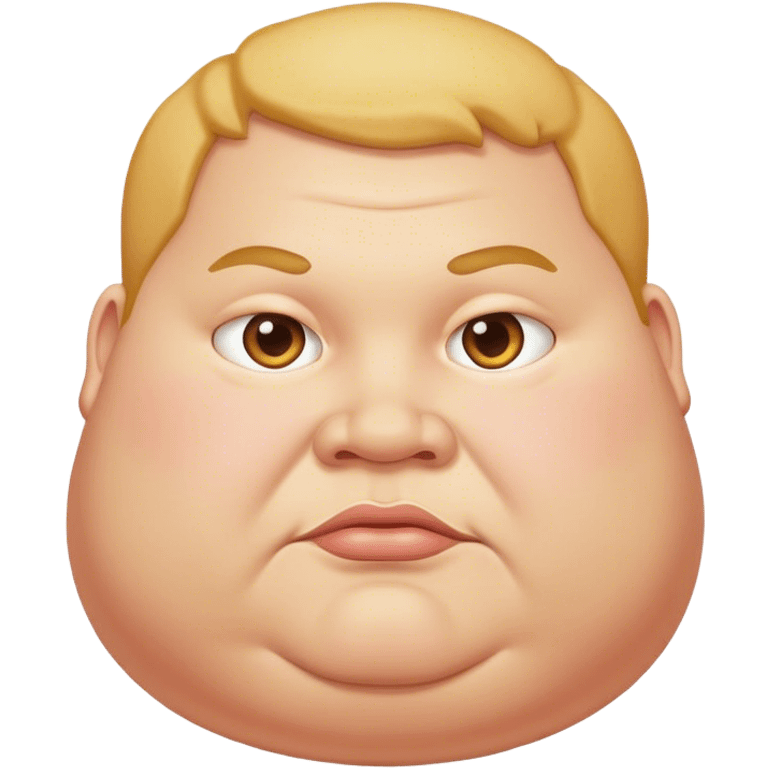 Fat person emoji