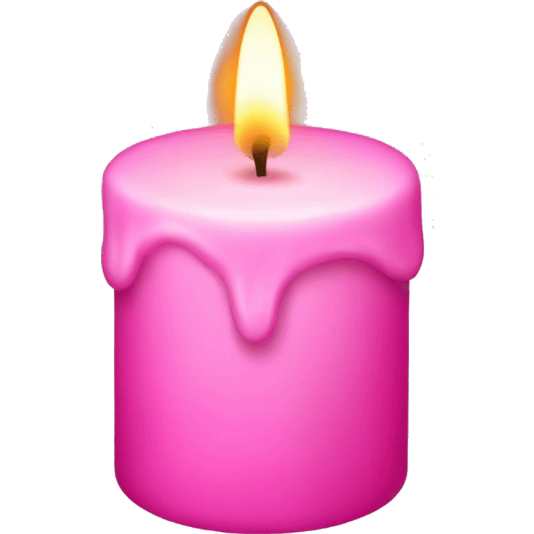 pink candle emoji