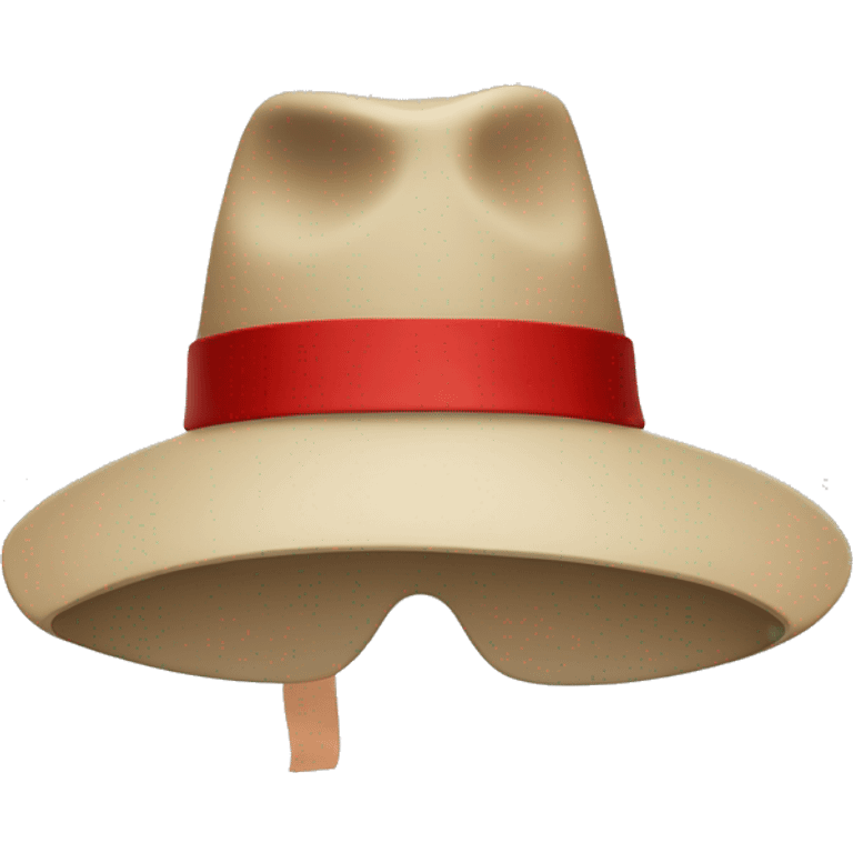 hat with red band   emoji