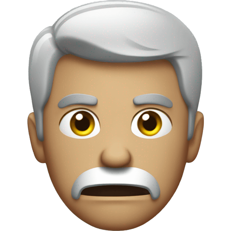 angry guy in a blue apron emoji