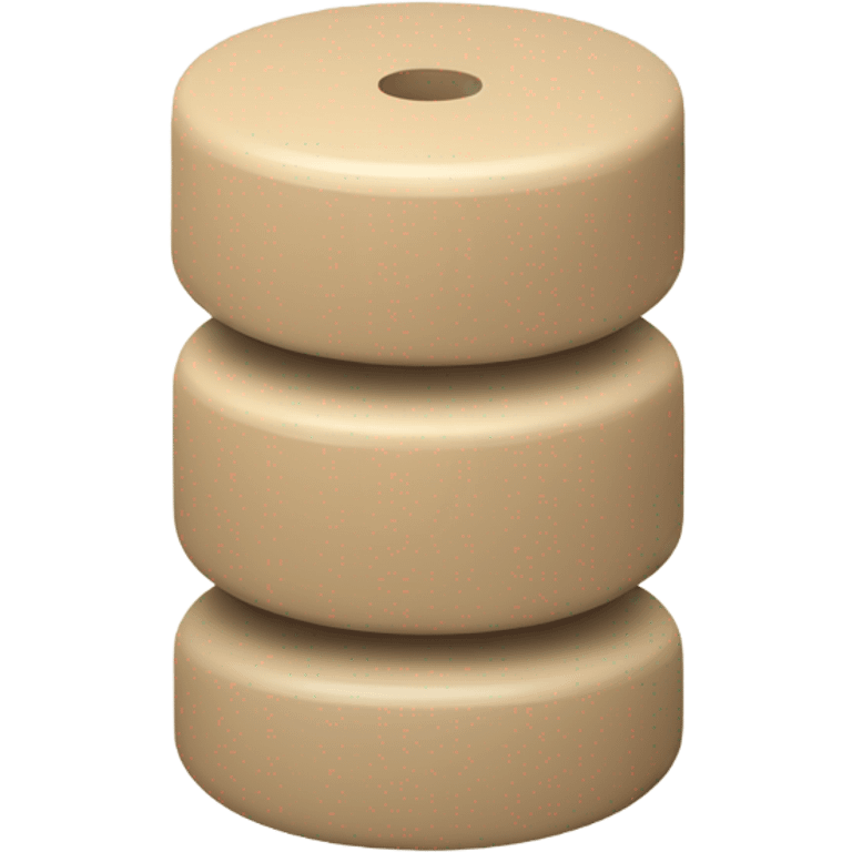 Beige weights emoji