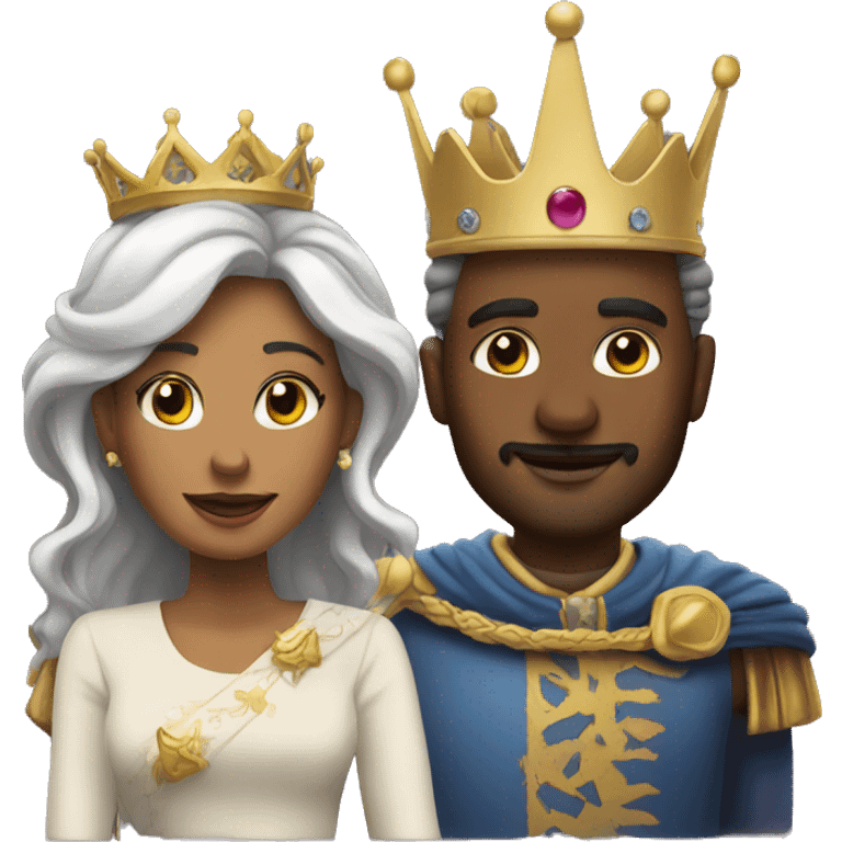 King and queen emoji