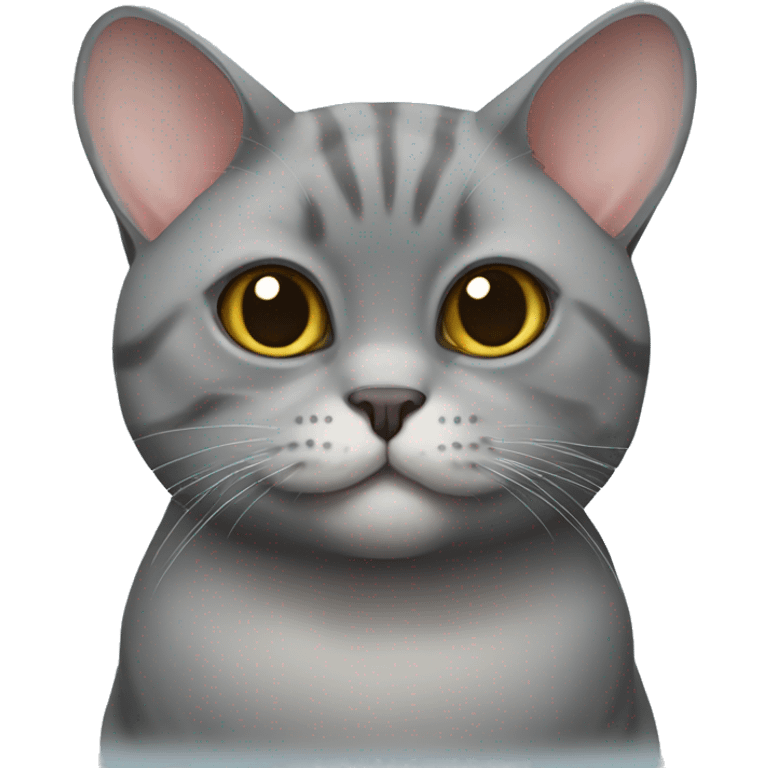 The British Chinchilla cat emoji