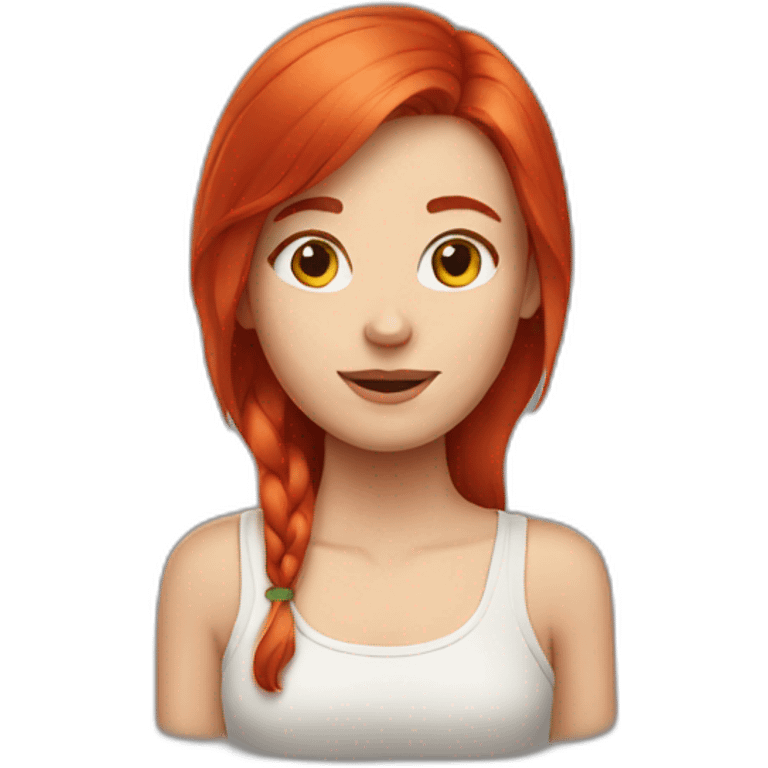 girl with red hair emoji