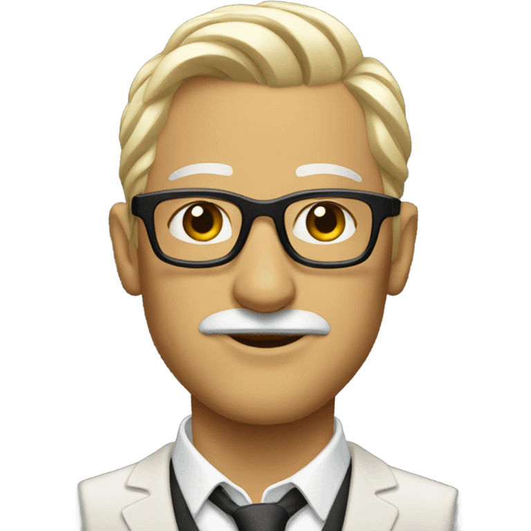 portrait of a stylish man emoji