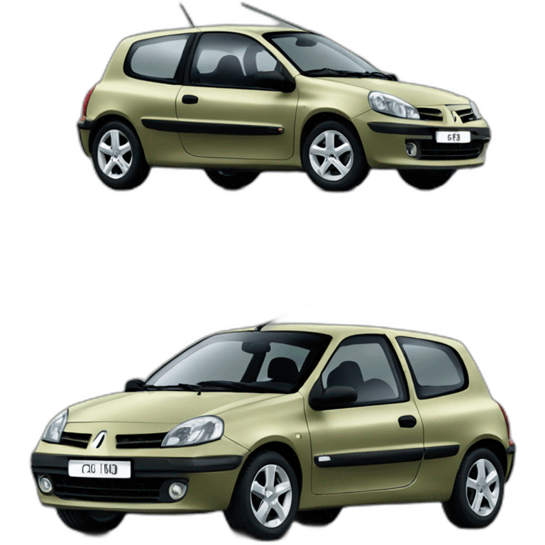 Renault Clio 2 Light Olive emoji