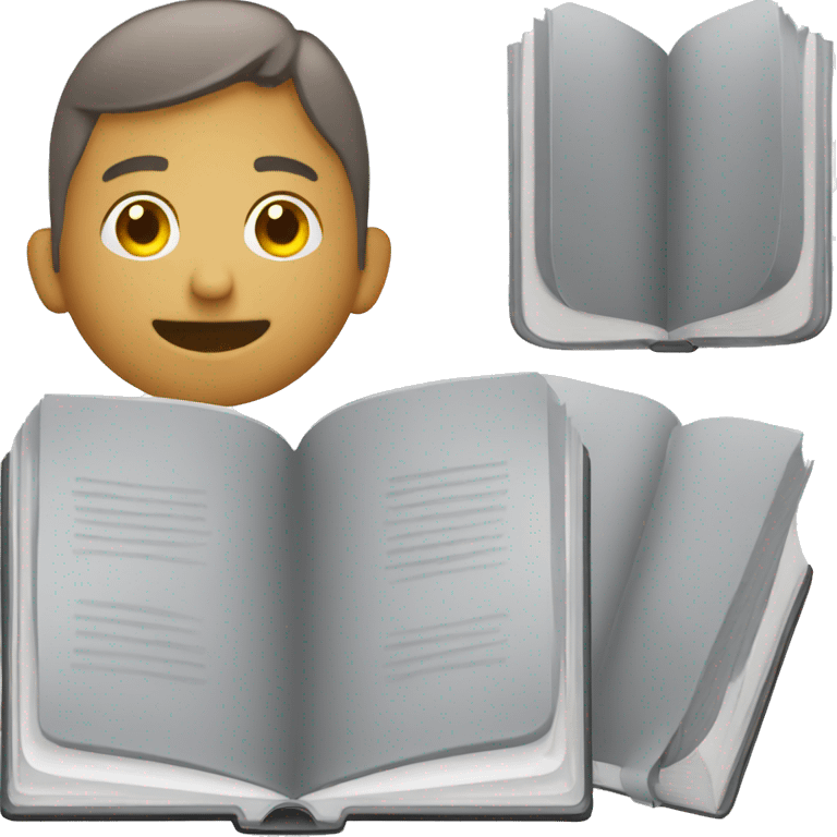 Biblia de color gris emoji