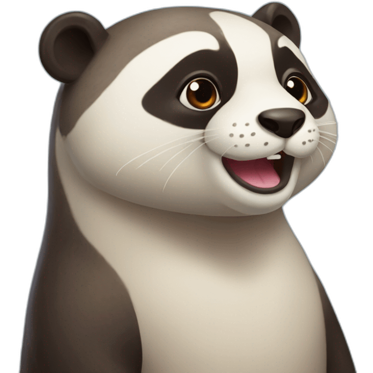 Loutre panda emoji