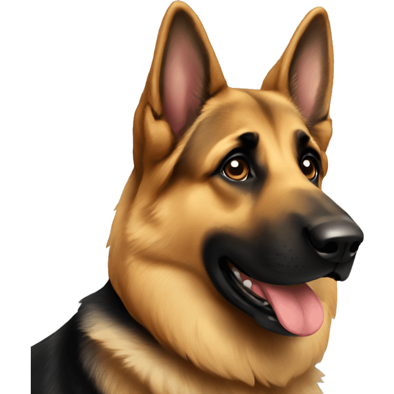 German shepherd  emoji