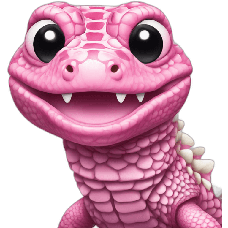 tegu lizard pink emoji