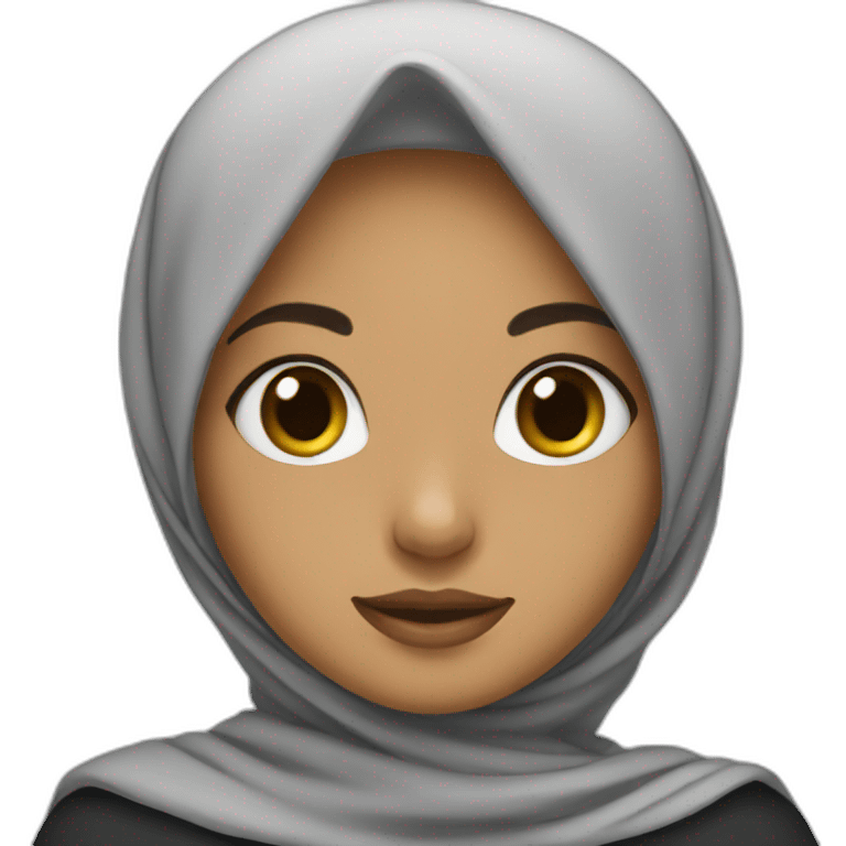 Hijab girl emoji