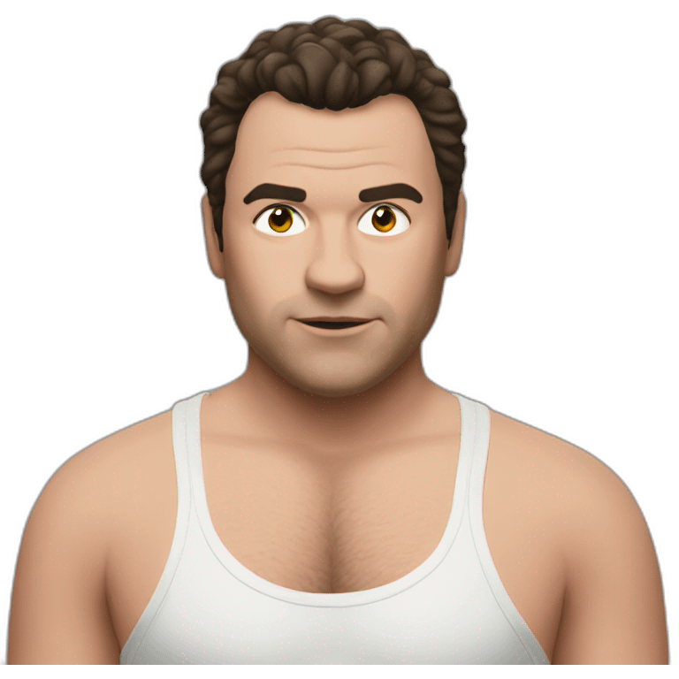 Barry from eastenders wearing a bra emoji