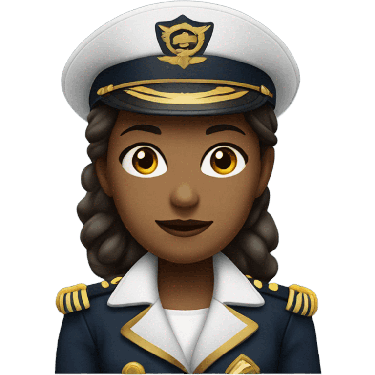 Ship Captain Woman  emoji