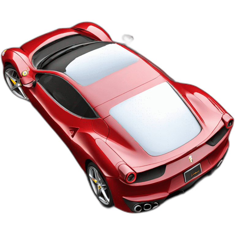 Ferrari purosangue 4 door car in red color emoji