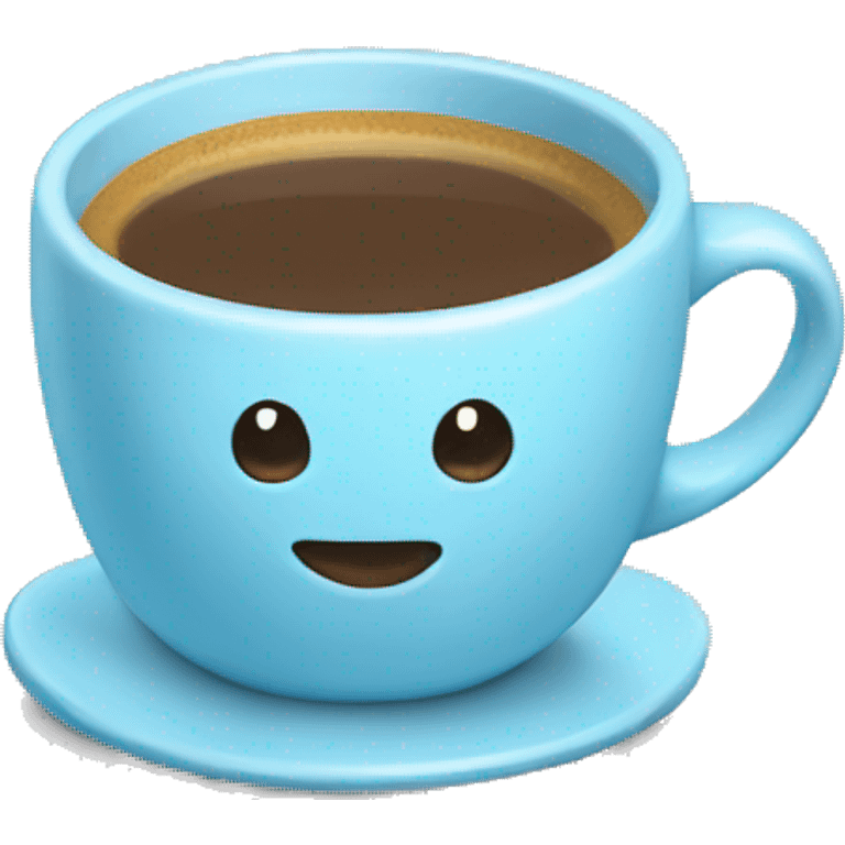 Light blue espresso cup emoji