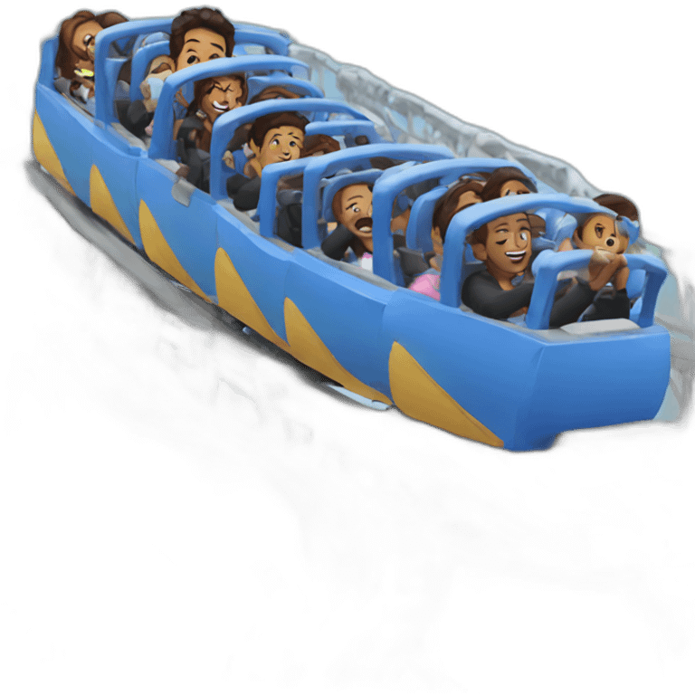 roller coaster closeup emoji