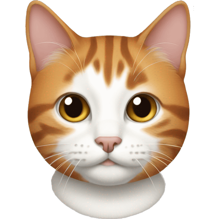 ginger, black, beige, white and grey tabby cat emoji