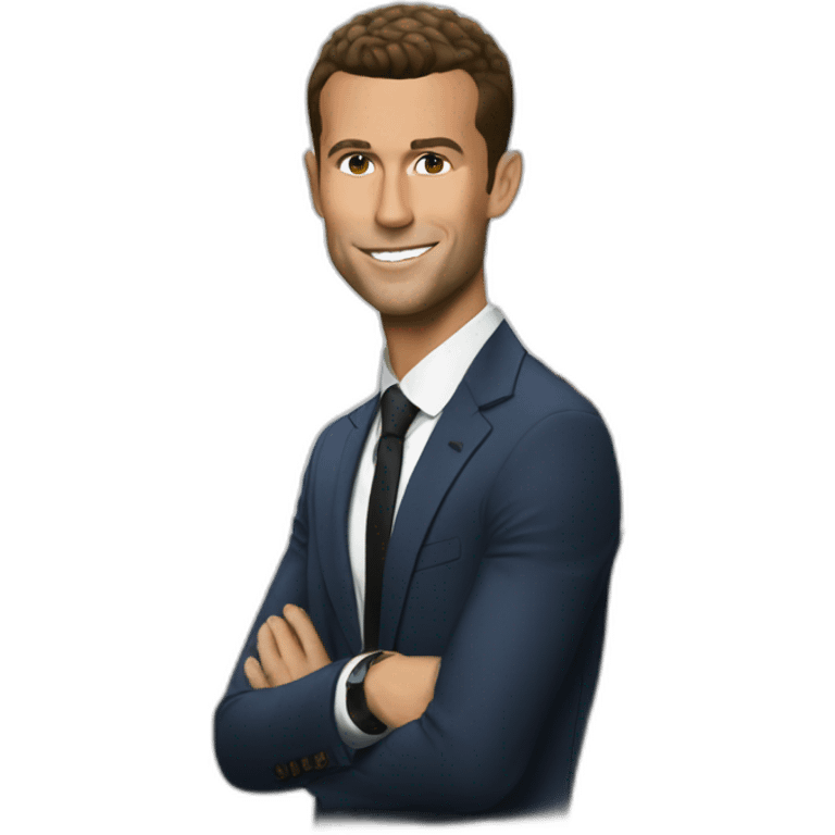 Macron sur ronaldo emoji