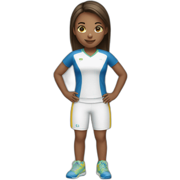 Girl do sport emoji