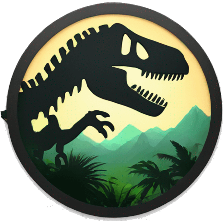 Jurassic park logo emoji