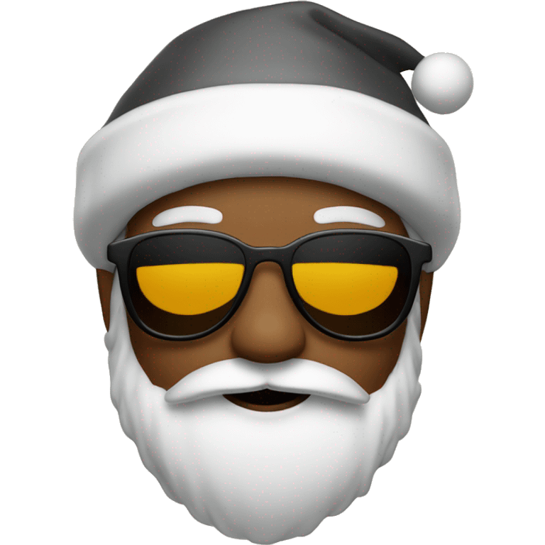 Santa in sunglasses emoji