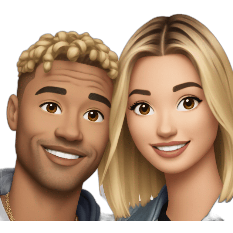 Justin and hailey bieber emoji