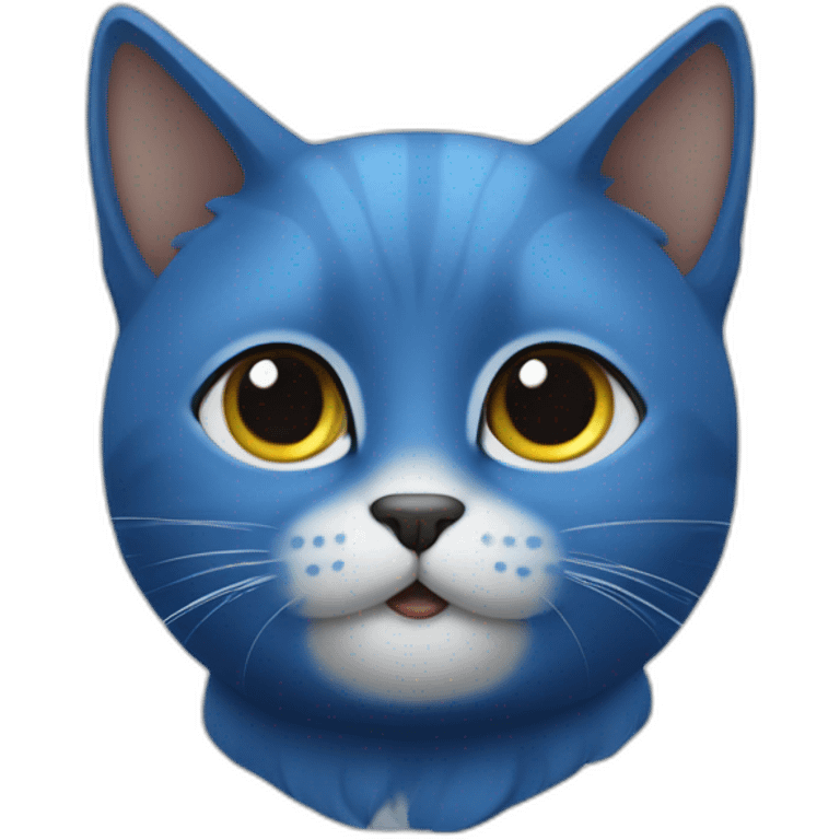 gato azul emoji