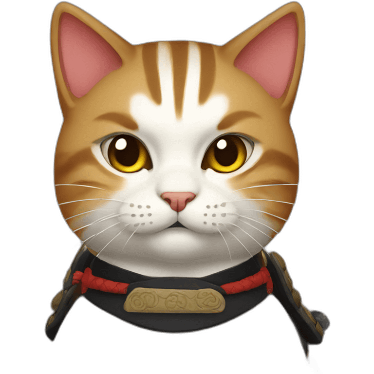 samurai cat emoji