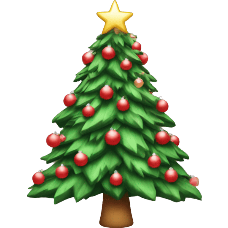 Coquette aesthetic Christmas tree emoji