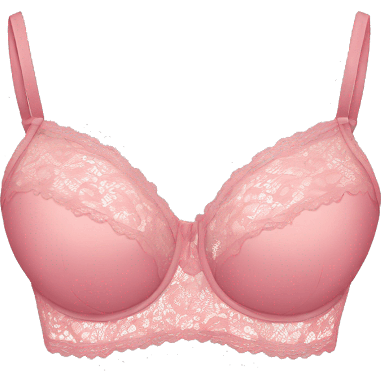 pink lace bra emoji