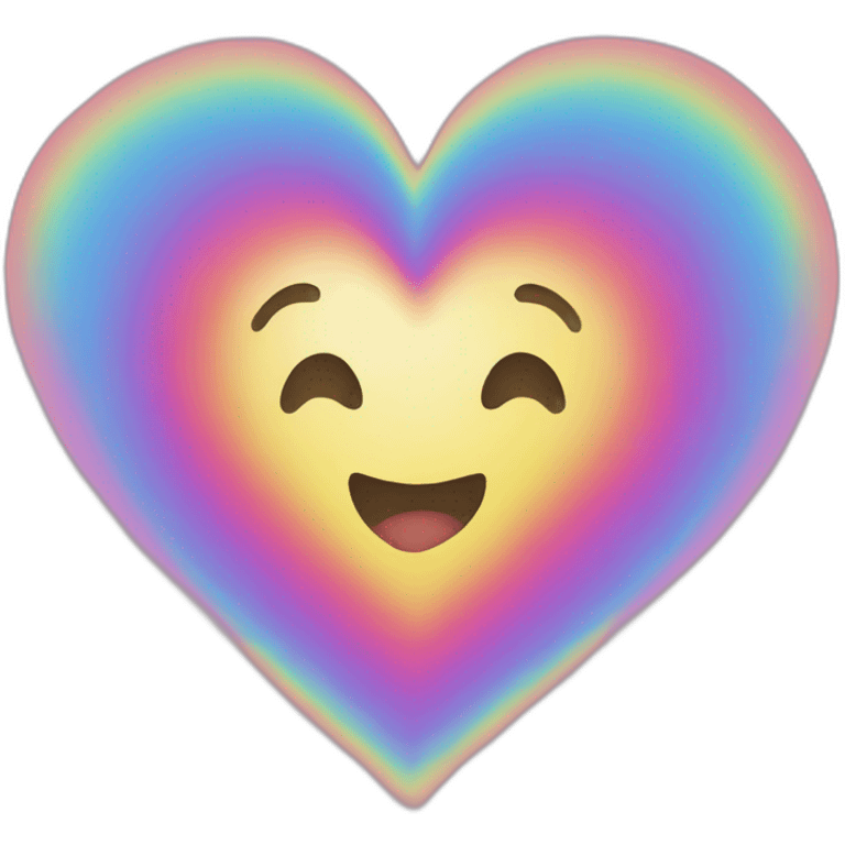 Rainbow heart emoji