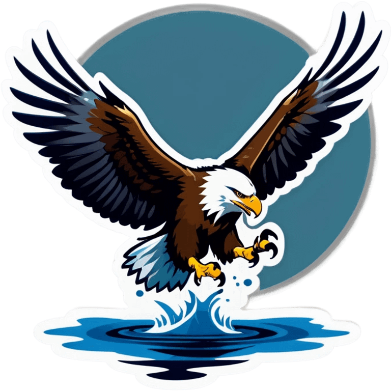 eagle fishing emoji