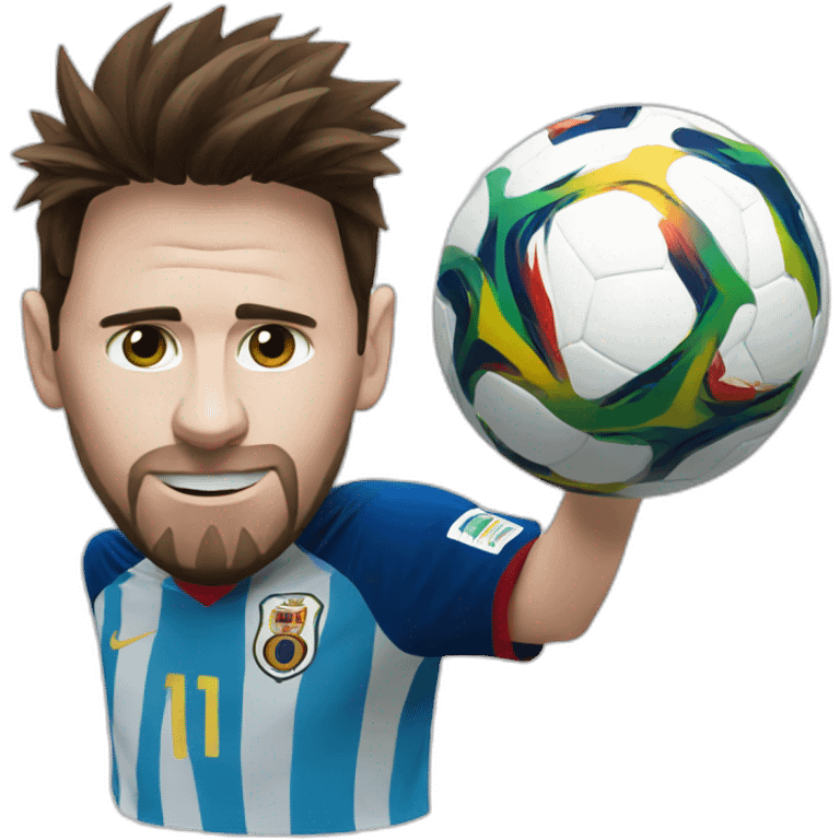 Messi world cup emoji