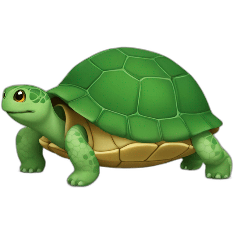 Chat sur tortue  emoji