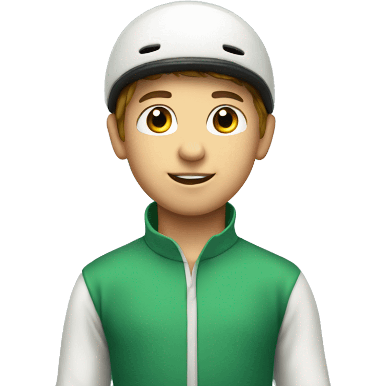 Cute jockey boy emoji