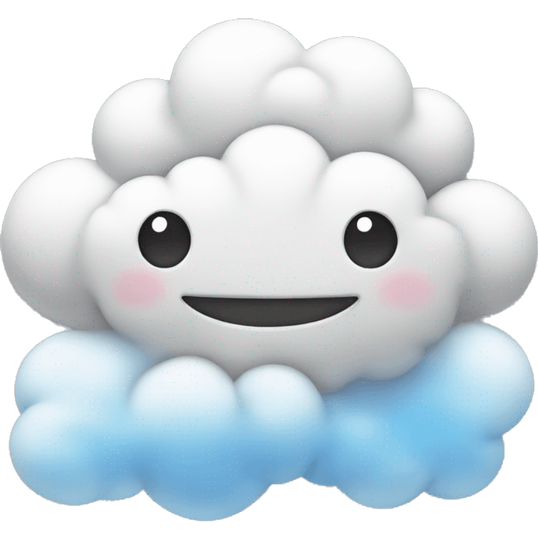 happy cloud wish emoji