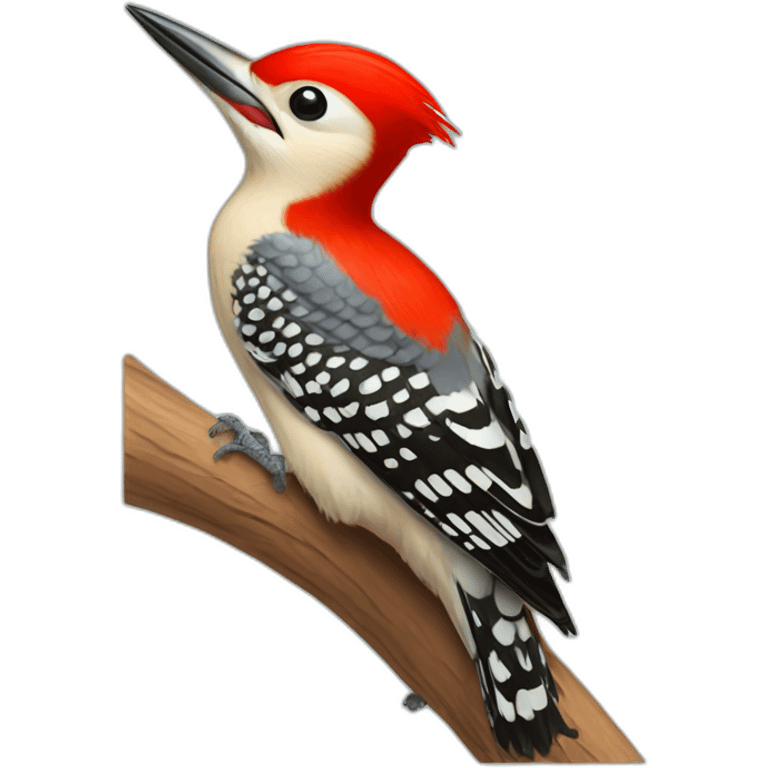 Red bellied woodpecker emoji