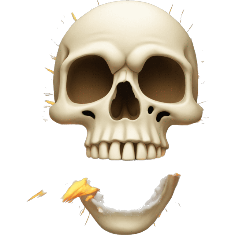 skull emoji exploding emoji