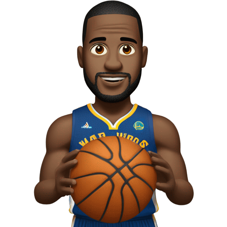 Warriors basketball player emoji