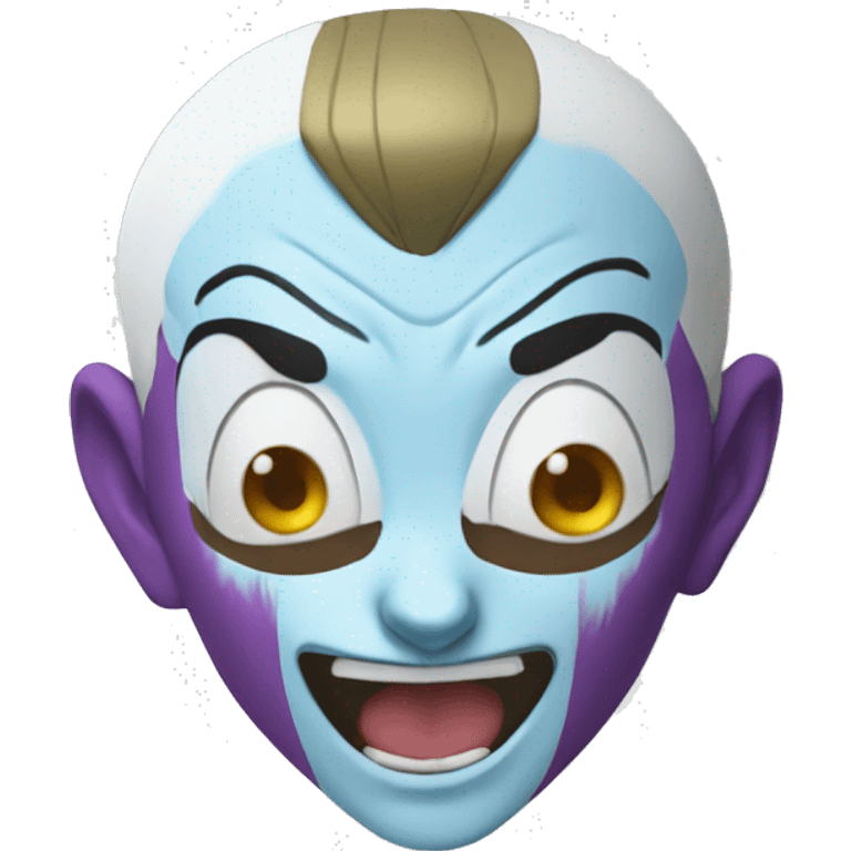 Whis from dragon ball yelling emoji