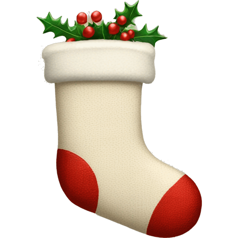 A cozy Christmas stocking filled with little surprises emoji