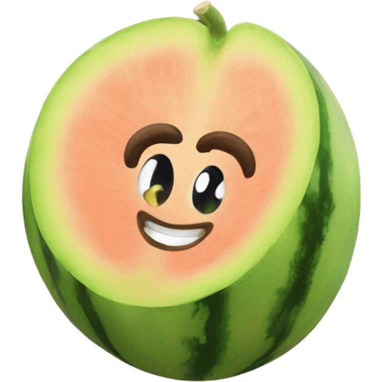 Melon heart emoji